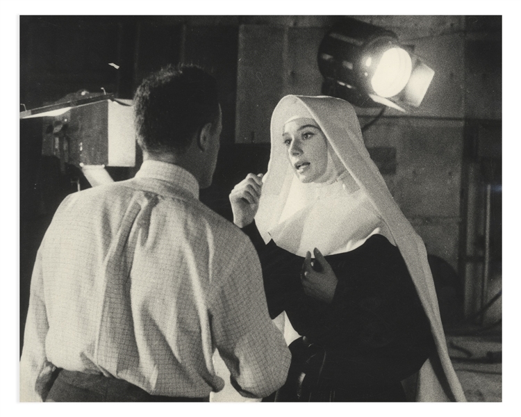 Audrey Hepburn's Personally Owned Photo From ''The Nun's Story'' -- Taken by Photographer Pierluigi Praturlon, Measuring 11.75'' x 9.5''
